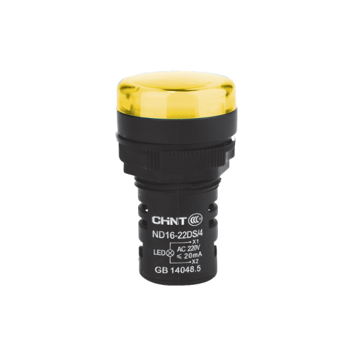 OJO DE BUEY LED AMARILLO 22MM 24V EMBUTIR                 