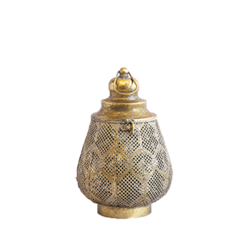 LAMPARA DE MESA MARRUECOS N°44 ORO