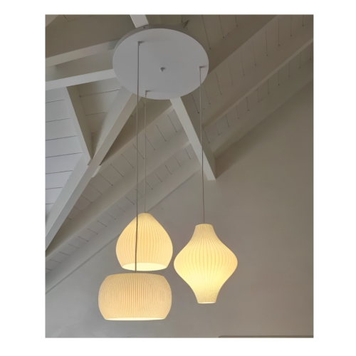 COLGANTE TRIPLE DESIGUAL IMPRESION 3D