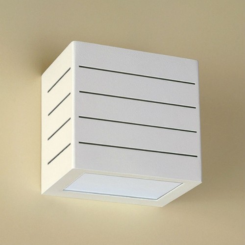 APLIQUE DIFUSOR BIDIRECCIONAL CON RAJAS LAMPARA G9 APTO LED 