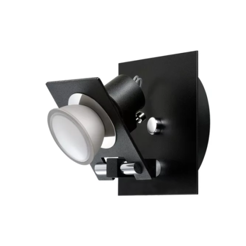 APLIQUE 700 CROMO - NEGRO MOVIL APTO LED 