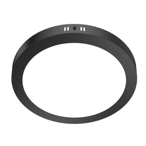 PLAFON DE 24W LED REDONDO MARCO NEGRO