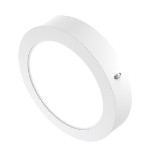 PLAFON DE 12W LED REDONDO MARCO BLANCO
