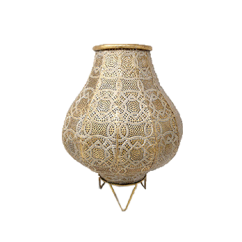 LÁMPARA DE MESA MARRUECOS N°55 ORO