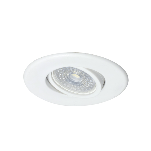 EMBUTIDO GU10 PVC REDONDO 105MM MOVIL
