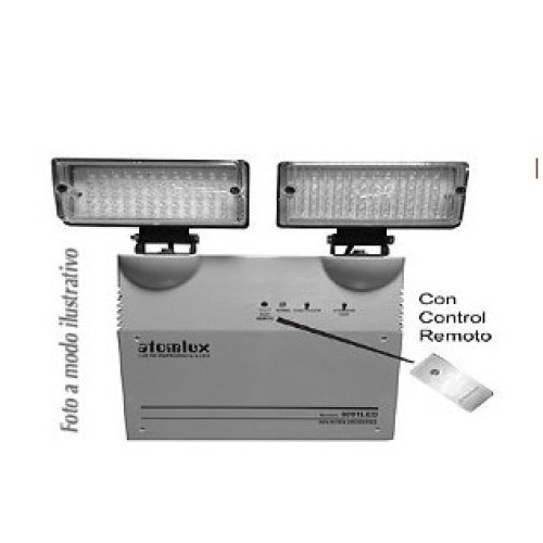LUZ EMERGENCIA AUTONOMA 2 FARO 60 LED