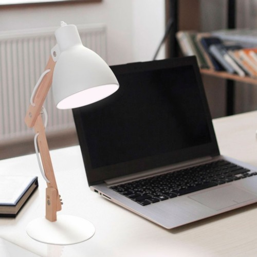 LAMPARA DE MESA GENK BLANCO