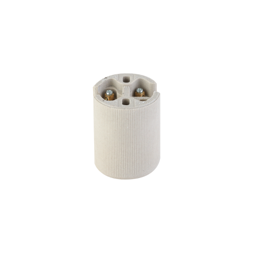 PORTALAMPARAS CERAMICO E40 CON PUENTE