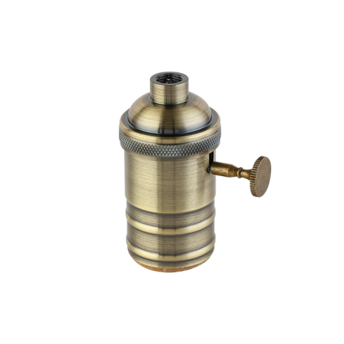PORTALAMPRAS VINTAGE  CON PERILLA BRONCE