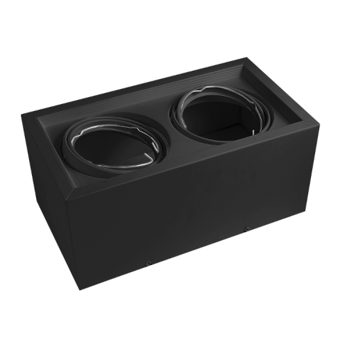 PLAFON AR111 X2 NEGRO
